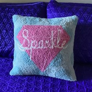 Sparkle Wool Throw Pillow